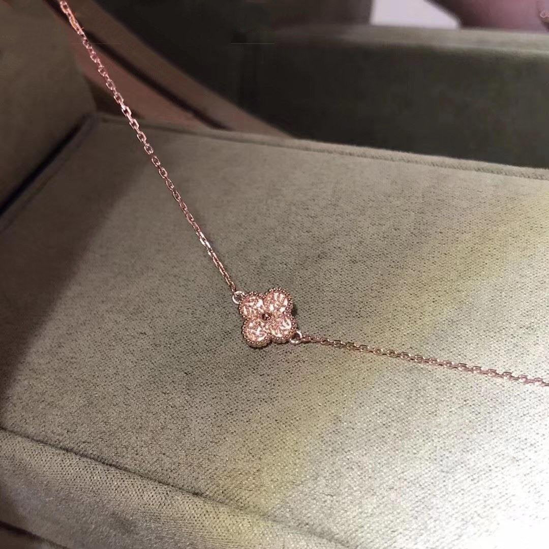 [Lucas Jewelry]CLOVER SINGLE FLOWER BRACELET