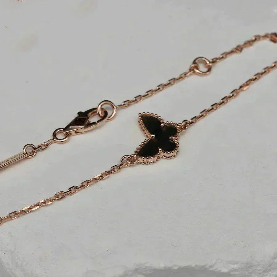 [Lucas Jewelry]BUTTERFLY ONYX  BUTTERFLY BRACELET