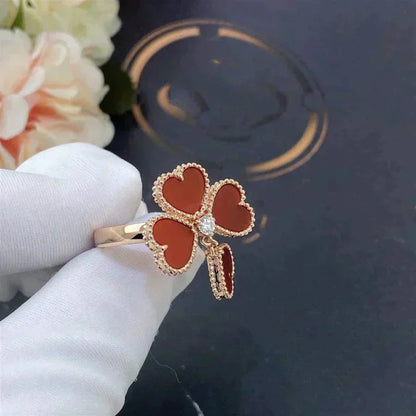 [Lucas Jewelry]SWEET CLOVER CARNELIAN RING