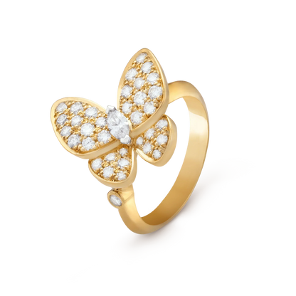 [Lucas Jewelry]BUTTERFLY DIAMOND RING