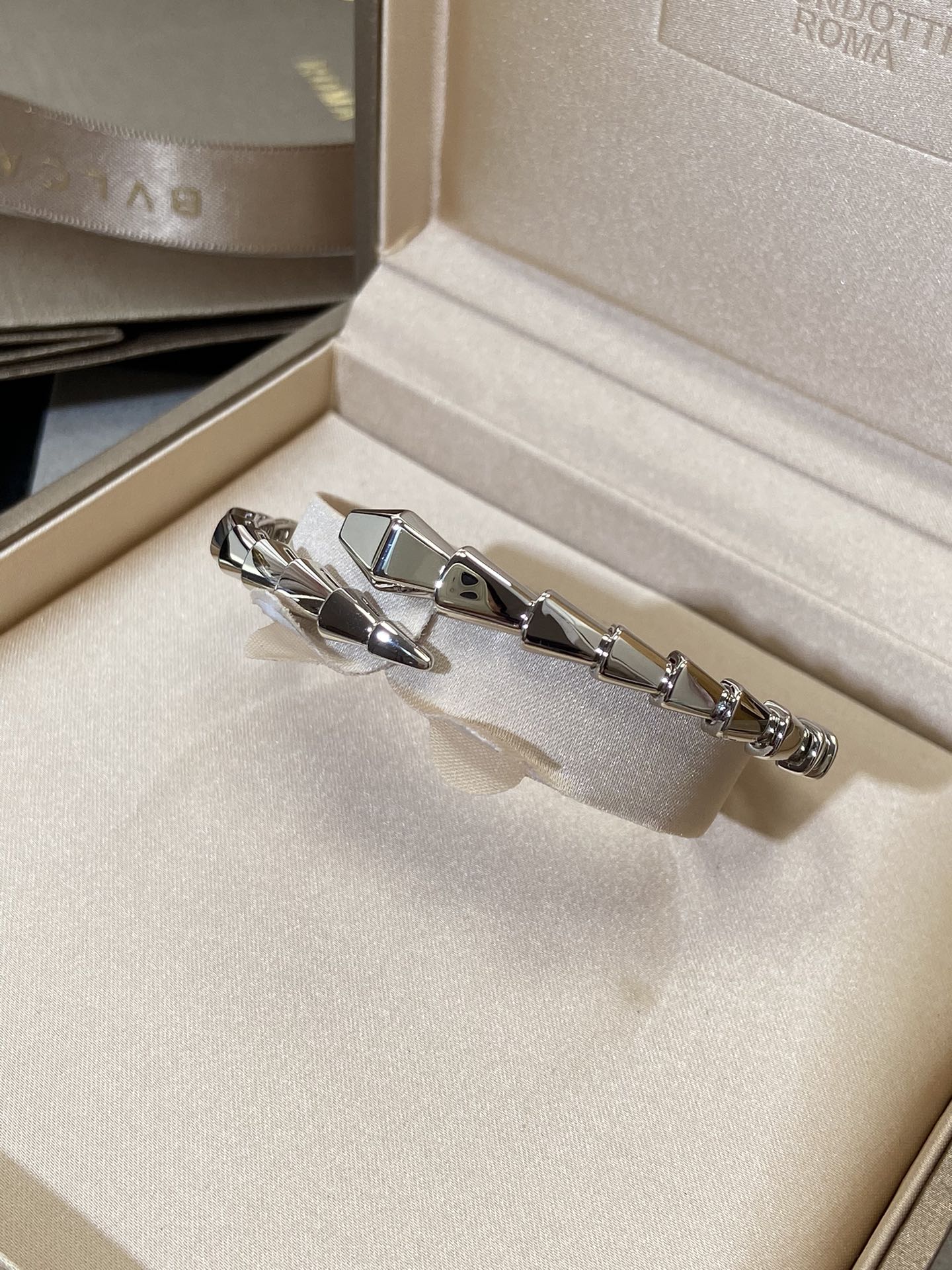 [Lucas Jewelry]SERPENTI VIPER SILVER BRACELET