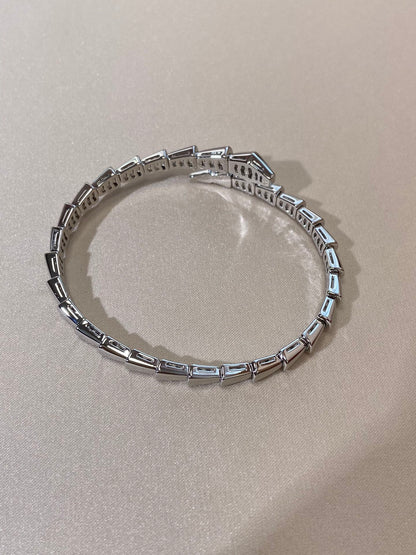 [Lucas Jewelry]SERPENTI VIPER SILVER BRACELET