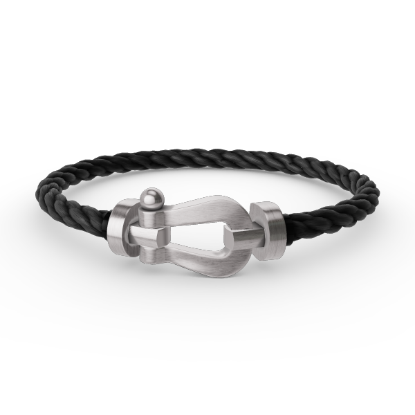 [Lucas Jewelry]FORCE LARGE HORSESHOE NO DIAMOND BRACELET SILVER