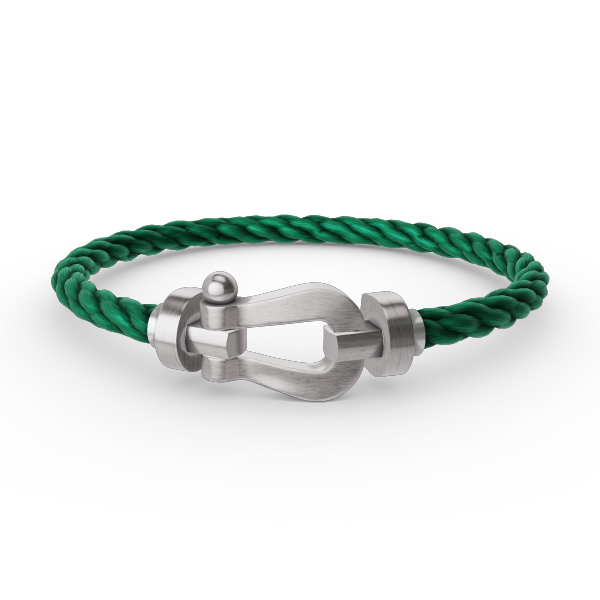 [Lucas Jewelry]FORCE LARGE HORSESHOE NO DIAMOND BRACELET SILVER