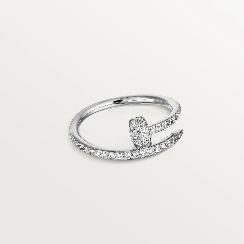 [Lucas Jewelry]JUSTE RING 1.8MM SILVER DIAMONDS