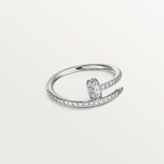 [Lucas Jewelry]JUSTE RING 1.8MM SILVER DIAMONDS